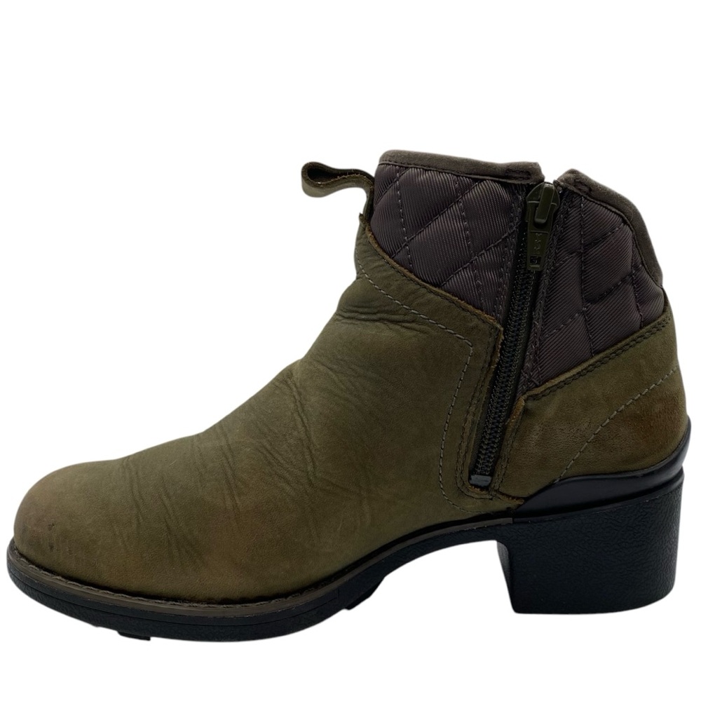Merrell Womens Shoes Chateau II Mid Boots Sz 7 Green Leather Ankle Waterproof - Picture 8 of 12